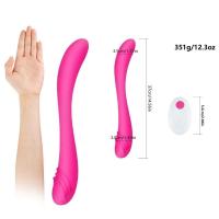 DOUBLE ENDED Kablosuz Kumandalı G-Spot Uyarıcı Bükülebilir Çift Taraflı Kullanılabilir Vibratör