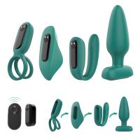 Love Kit Şarjlı Çıkarılabilir Bullet Vibratörlü Çiftlere Özel Kumandalı 4 in 1 Vibratör Seti