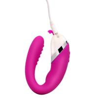 NENO Şarjlı Güçlü Titreşimli Klitoris ve G-Spot Uyarıcı U Tipi 2 in 1 Vibratör