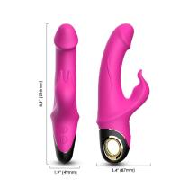 PRIME TOYS Meteror Manyetik Şarjlı Klitoris ve G Spot Uyarıcı 360° Rotasyonlu Rabbit Vibratör