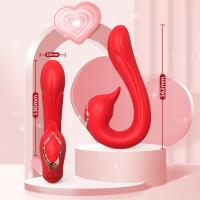 PRIME TOYS Swan Şarjlı Dil Hareketli Bükülebilir G Nokta ve Klitoris Uyarıcı 2 in 1 Vibratör