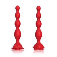 PRIME TOYS Rose Şarjlı Bükülebilir Güçlü Titreşimli Boğumlu G Nokta Uyarıcı ve Anal Vibratör