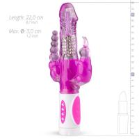 Raving Anal Vajinal Klitoral Uyarıcı Rabbit 3 in 1 Vibratör