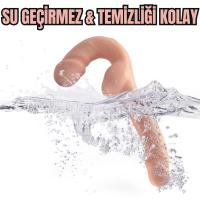 UNIQUE Realistik Dokuda Çift Taraflı Dildo Strapless Çift Uçlu Gerçekçi Yapay Penis