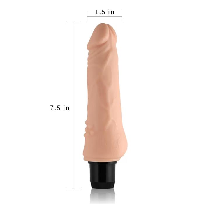 19 CM Cyberskin Classic Vibrator - Xtreme Feel