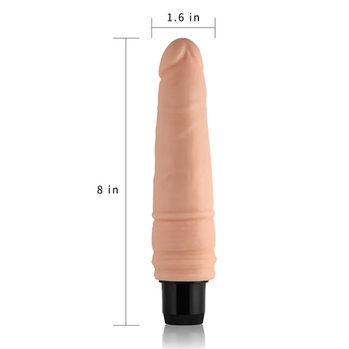 19 CM Cyberskin Classic Vibrator - Xtreme Feel