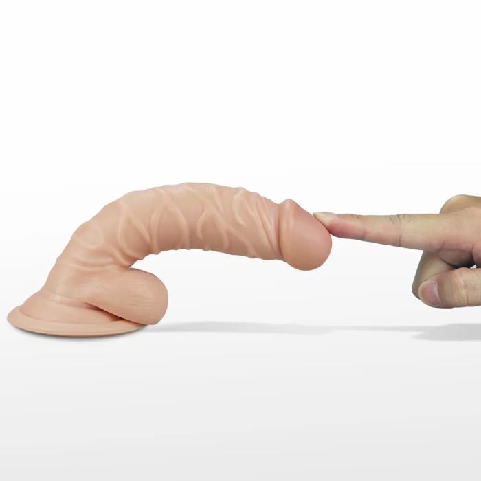 19 CM Titreşimli Realistik Penis - Real Extreme