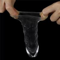 2.5 CM Uzatmalı Şeffaf Penis Kılıfı - Flawless Clear Penis Sleeve