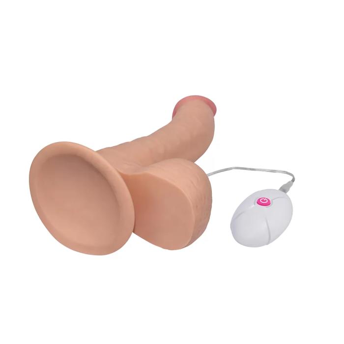 22 CM Geliştirilmiş Doku Ultra Yumuşak Titreşimli Realistik Penis - The Ultra Soft Dude