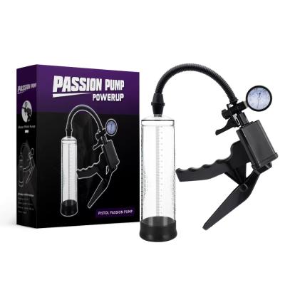 22 CM Passion Pump Barometreli Pistol Tetikli Penis Pompası