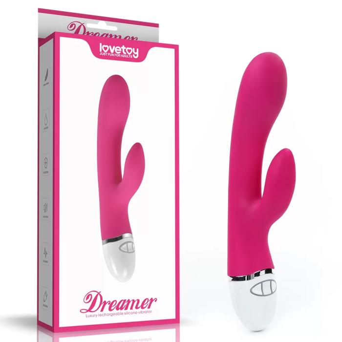 7 Modlu Şarjlı Klitoris Uyarıcılı Vibratör - Dreamer Rechargeable Vibratör