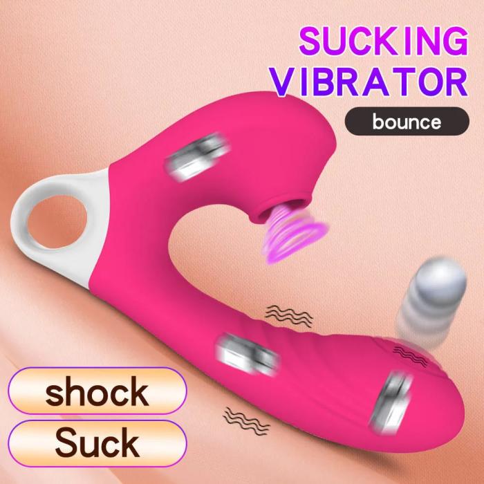 AIWEI PRO G-Spot Tapping ve Klitoris Emiş Güçlü 2 in 1 Vibratör