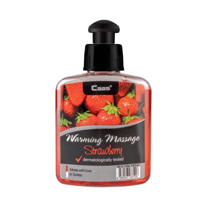 Çilek Aromalı Oral İlişkiye Uygun Masaj Yağı 100ML