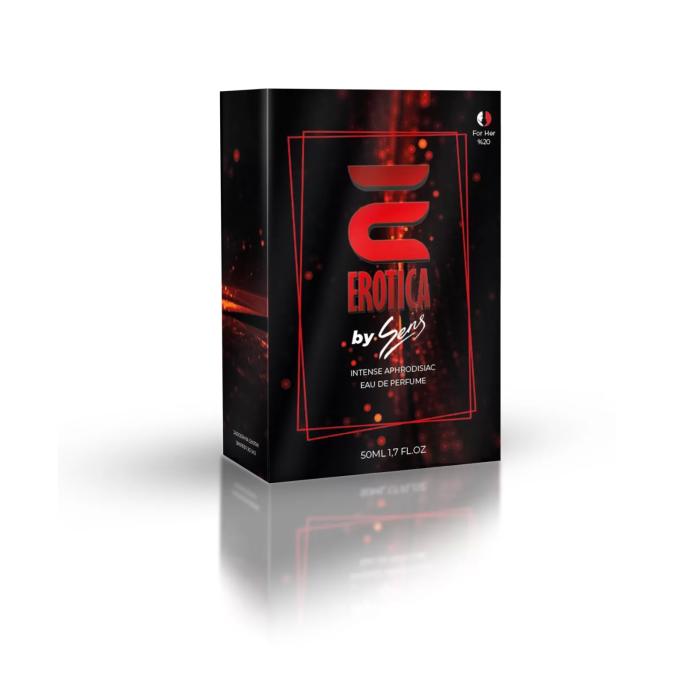 Erotica İntense %20 Afrodizyak Kadın Parfümü 50 Ml.