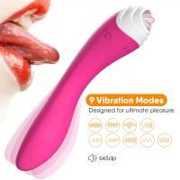 FAIRYLAND 9+9 Modlu Klitoris ve G-Spot Uyarıcı 2 in 1 Dil Vibratör - Pembe