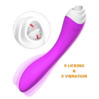 FAIRYLAND 9+9 Modlu Klitoris ve G-Spot Uyarıcı 2 in 1 Dil Vibratör - Mor