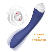 FAIRYLAND 9+9 Modlu Klitoris ve G-Spot Uyarıcı 2 in 1 Dil Vibratör - Saxe