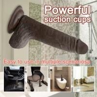 Foreskin Perfection Dildo 17 CM - Çift Katmanlı Gerçekçi Kayar Deri Ultra Yumuşak Realistik Zenci Yapay Penis Vibrator