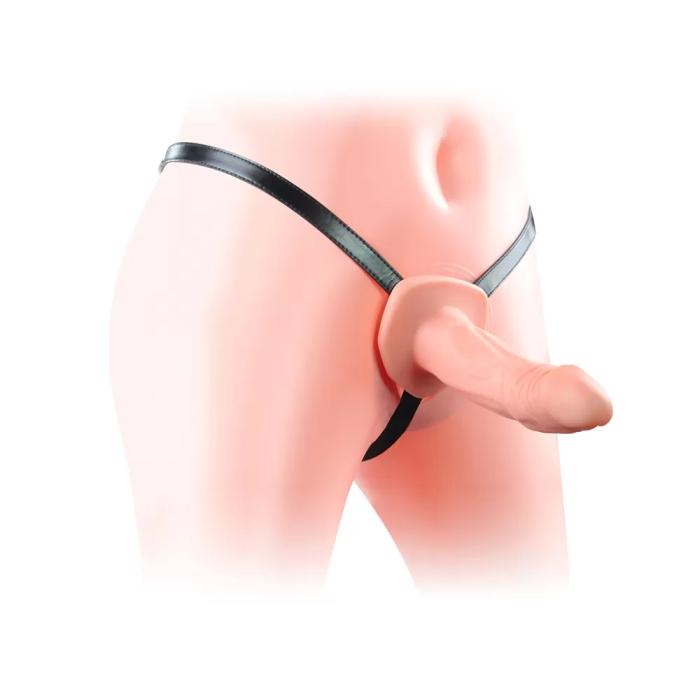 İçi Boş Belden Bağlamalı Realistik Penis - Unisex Hollow Strap On