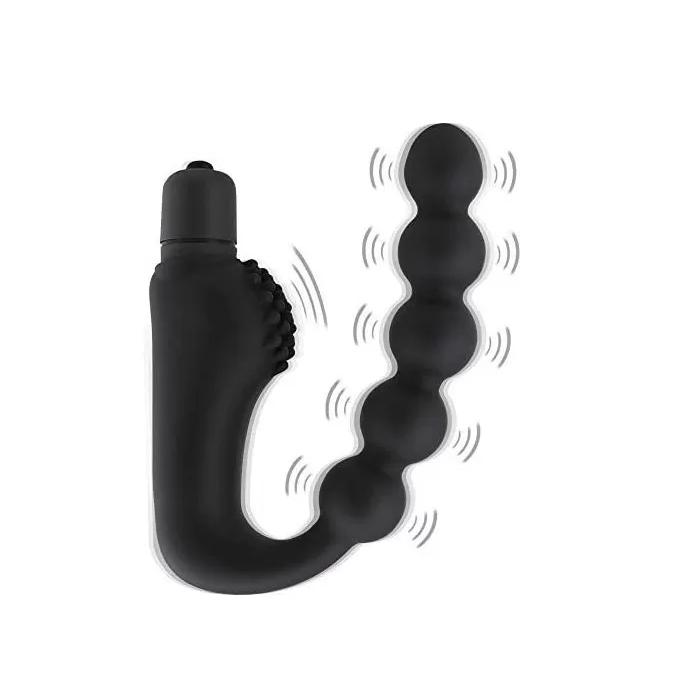 KNOB Silikon 10 Fonksiyonlu Boğumlu Klitoris ve G-Spot Uyarıcı 2 in 1 Vibratör