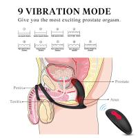 Lanco Testis ve Penis Halkalı Prostat ve Anüs Uyarıcı Masaj Vibratör