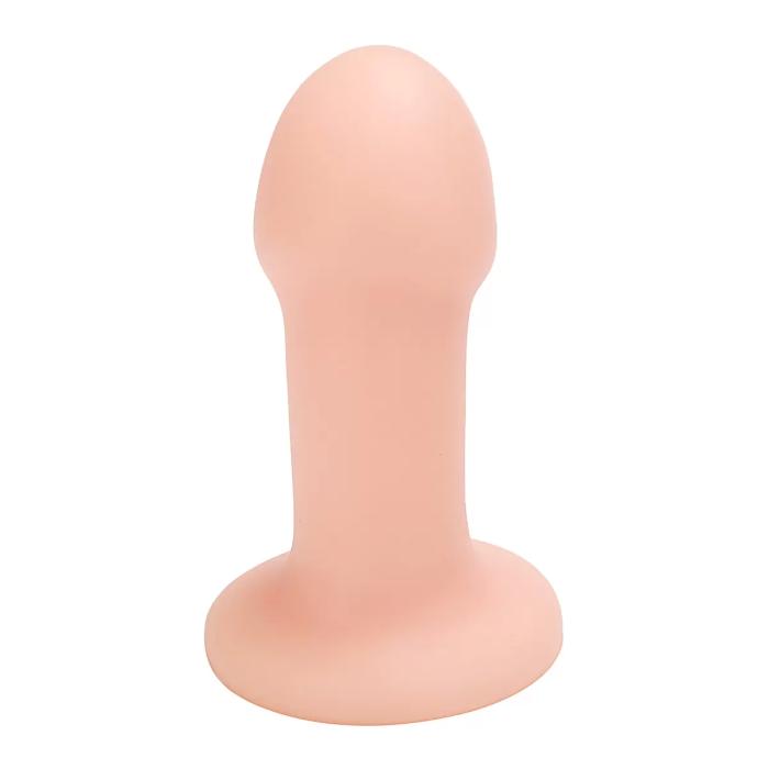 LIFELIKE VIBE Ultra Realistik Dokulu Vantuzlu Anal Butt Plug 9.5 CM - Ten Rengi