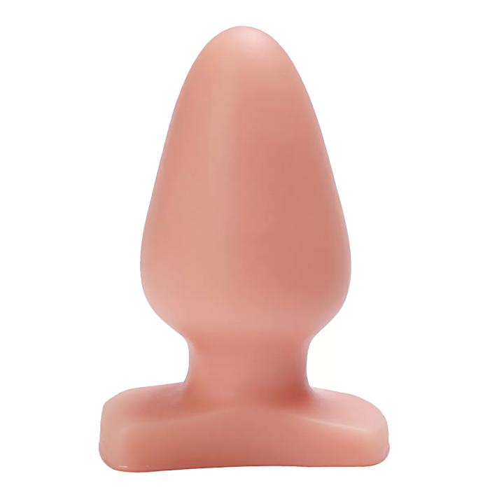 LIFELIKE VIBE Ultra Realistik Dokulu Vantuzlu Anal Butt Plug 12 CM - Ten Rengi