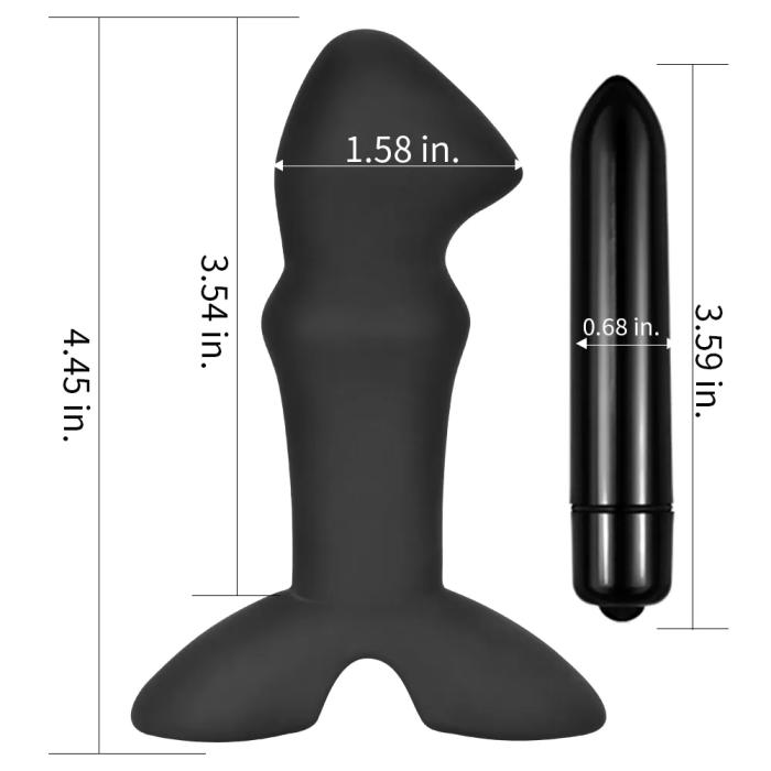 Lovetoy Anal Prostat Vibratör - Silicone Prostate Stud