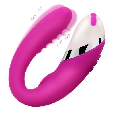 NENO Şarjlı Güçlü Titreşimli Klitoris ve G-Spot Uyarıcı U Tipi 2 in 1 Vibratör