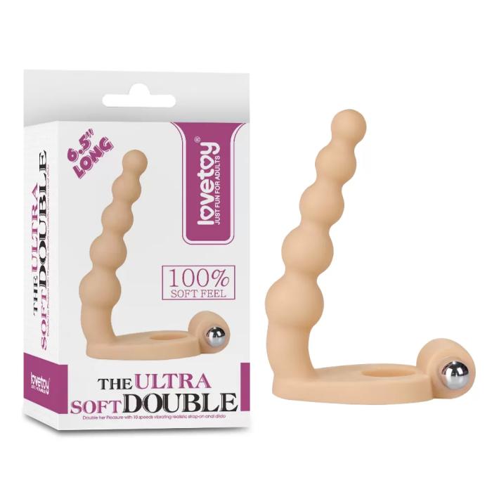 Penis Halkalı Klitoris Uyarıcı Boncuk Anal Penetratör - The Ultra Soft Series