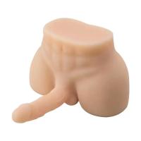 Premium Torso Masturbator Rock - Anal Girişli 17 CM Yapay Penisli Erkek Realistik Yarım Vücut Manken