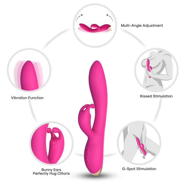 PRIME TOYS Bonnie Klitoris ve G Spot Uyarıcı Rabbit Vibratör - Pembe