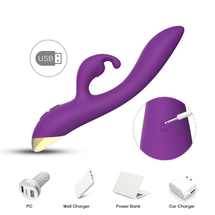 PRIME TOYS Bonnie Klitoris ve G Spot Uyarıcı Rabbit Vibratör - Mor