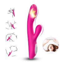 PRIME TOYS Spark Isıtmalı Klitoris ve G Spot Uyarıcı 2 in 1 Rabbit Vibratör - Pembe