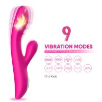 PRIME TOYS Spark Isıtmalı Klitoris ve G Spot Uyarıcı 2 in 1 Rabbit Vibratör - Pembe