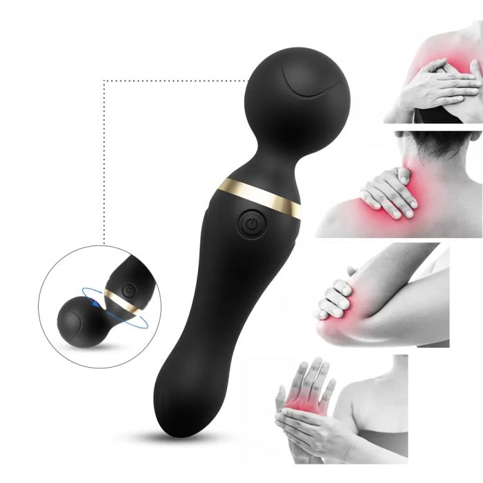 PRIME TOYS Freeza 360° Açılı Magic Wand Massager Çok Sessiz Masaj Aleti