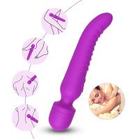 PRIME TOYS Chobe Isıtmalı Çift Titreşim Motorlu Klitoris ve G Nokta Wand Orgazm Vibratör - Mor