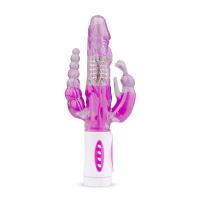 Raving Anal Vajinal Klitoral Uyarıcı Rabbit 3 in 1 Vibratör