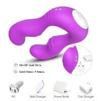 SERAPH Strapless Çift Taraflı G Spot Çatal Vibratör - Mor