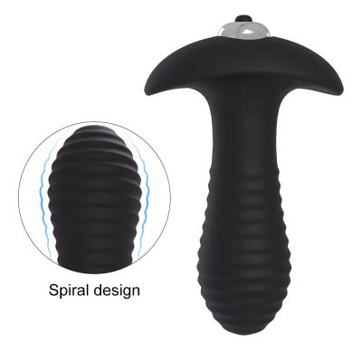 SPIRAL Güçlü Elektroşok Titreşimli Anal Vibratör Plug