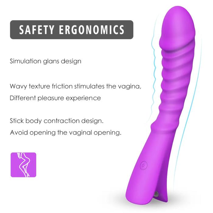 TOPI Anal ve G Nokta Uyarıcı Su Geçirmez Wand Massager Vibratör Dildo