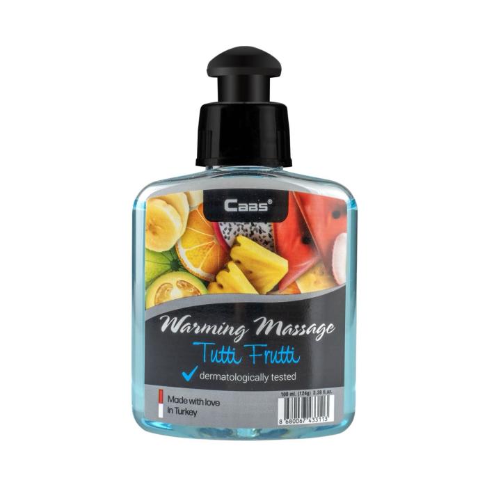 Tutti Frutti Aromalı Oral İlişkiye Uygun Masaj Yağı 100ML