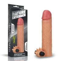 Ultra Gerçekci Klitoris Uyarıcılı Penis Kılıfı - Revolutionary Silicone Nature Extender