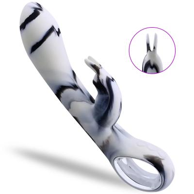 ZERA Tutma Aparatlı Klitoris ve G-Spot Uyarıcı 2 in 1 Rabbit Vibratör